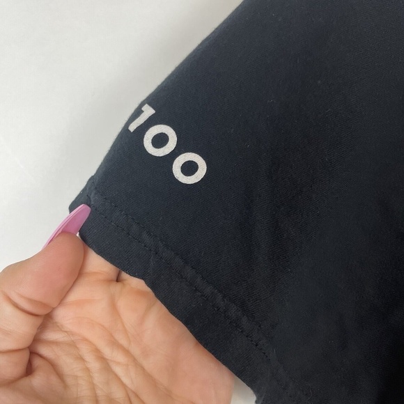 Peloton Century Club T-Shirt 100 Rides black cycling Size small Womans - Picture 5 of 9